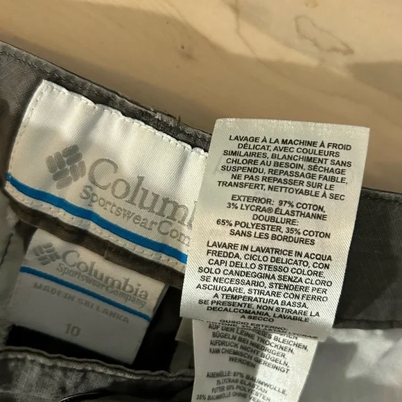 Columbia Gray Adjustable Waist Capris Size 10 - Picture 5 of 16